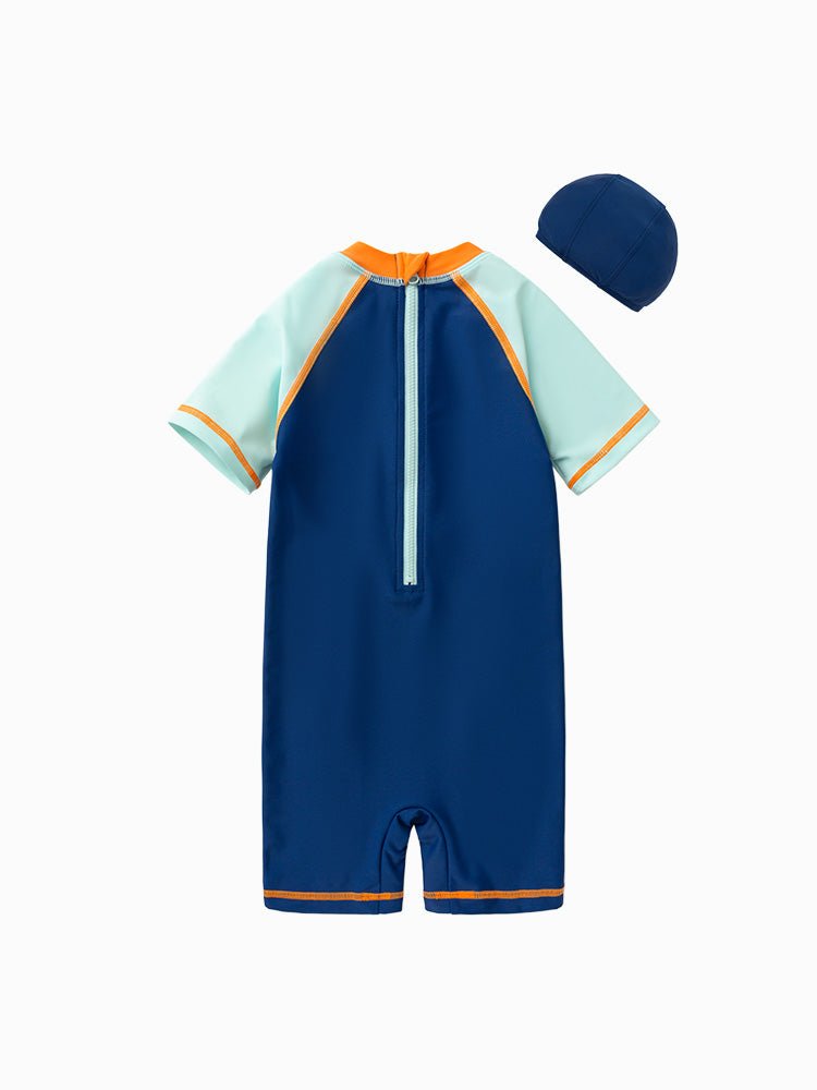 balabala 男幼童鯊魚男童連體泳衣 2-8嵗 - balabala