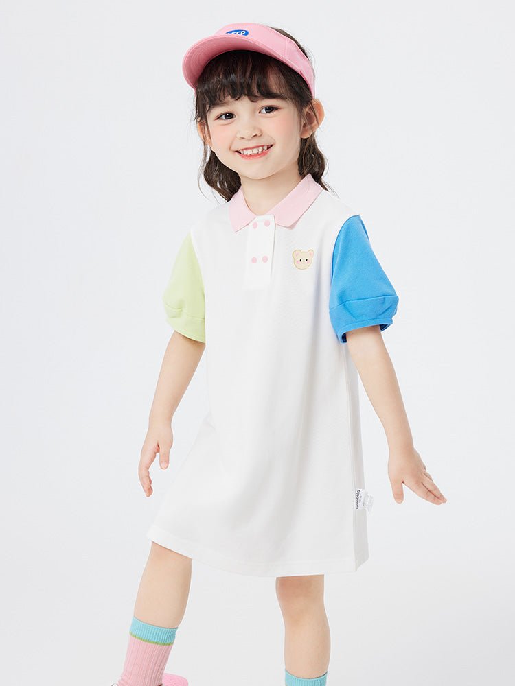 【網店專限】balabala 童裝女童條紋公主裙 2-8歲 - balabala