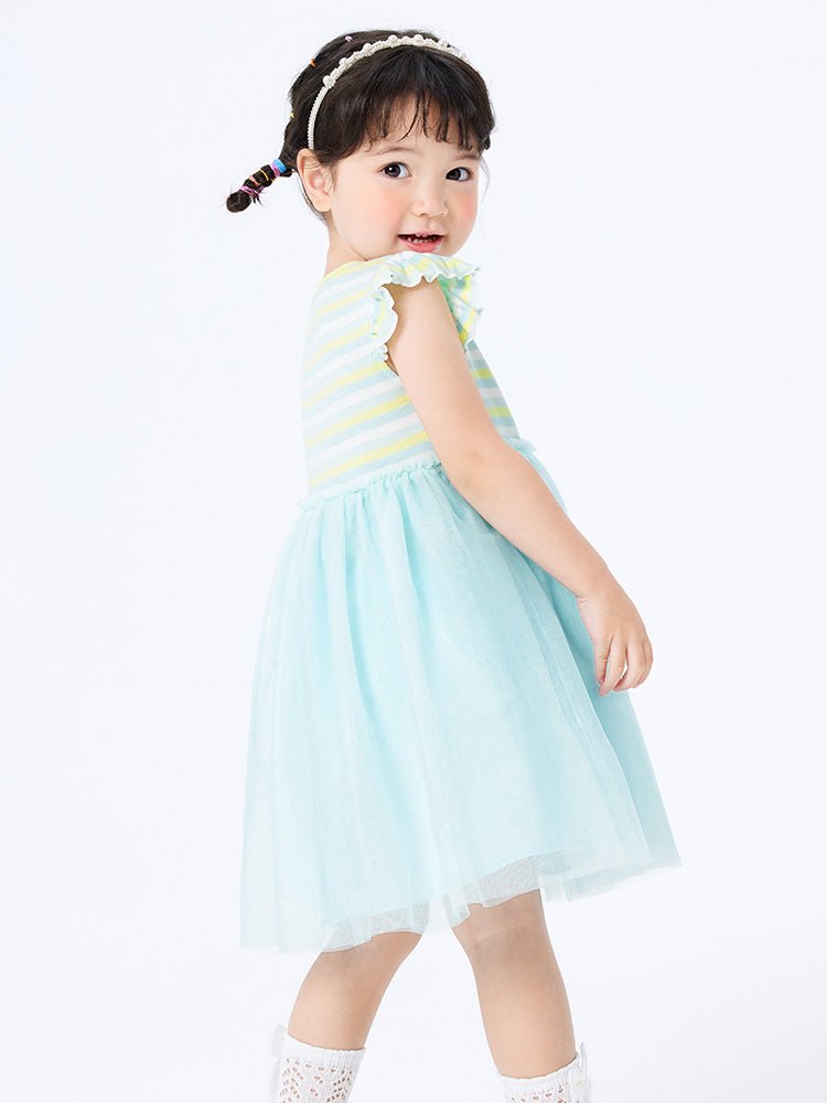 【網店專限】balabala 童裝甜美蓬蓬針織網紗連衣裙 2-8歲 - balabala