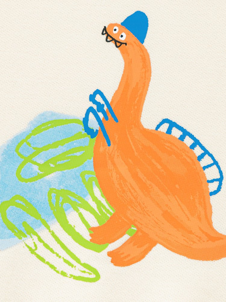 【線上專享】 balabala 童裝幼童中性恐龍針織長袖套裝 2-8歲 - balabala