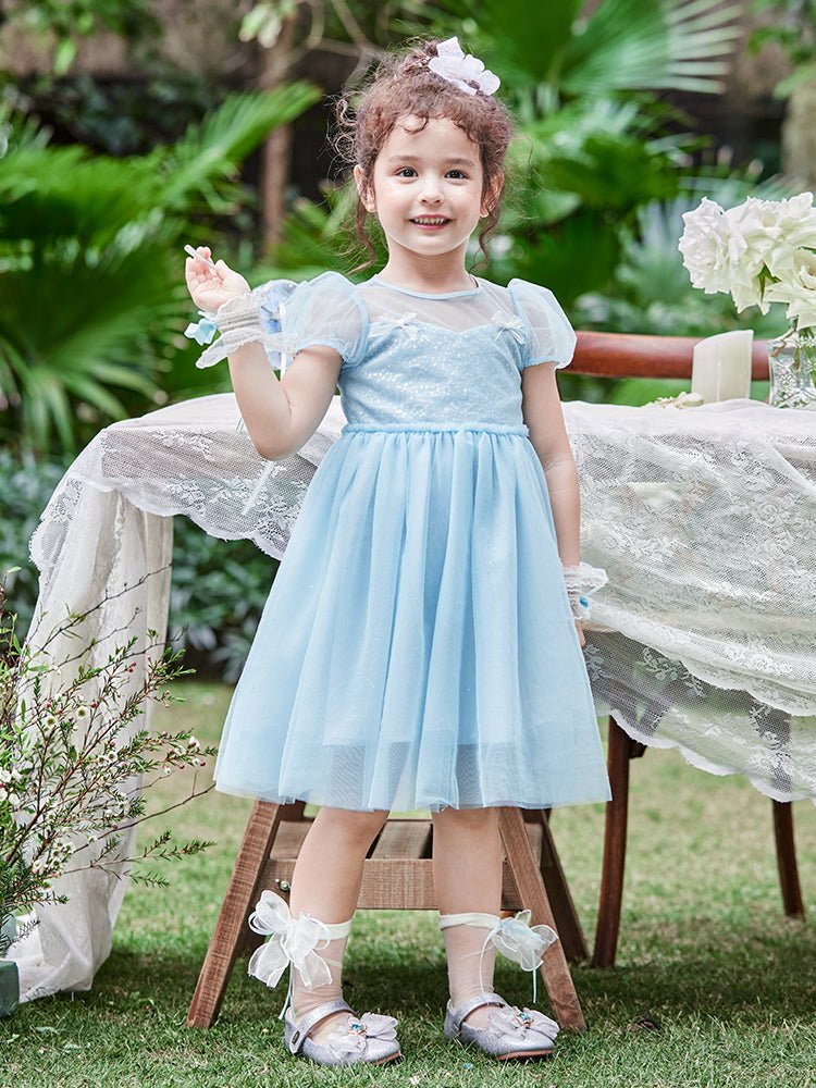 【網店專限】balabala 童裝女童甜美風網紗連衣裙 2-8歲 - balabala