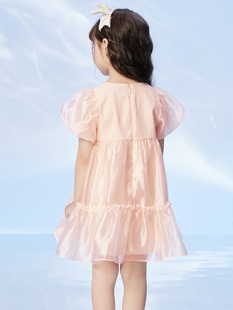 balabala 女幼童大蝴蝶結連衣裙 2-8嵗 - balabala