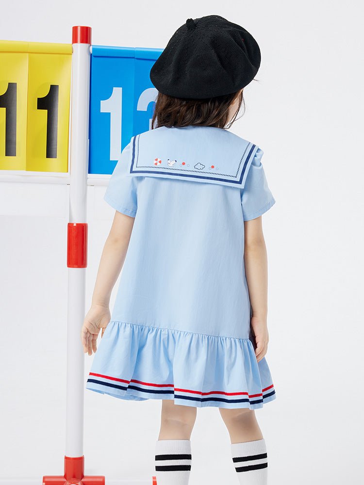 【網店專限】balabala 童裝女童學院風氣質連衣裙 2-8歲 - balabala