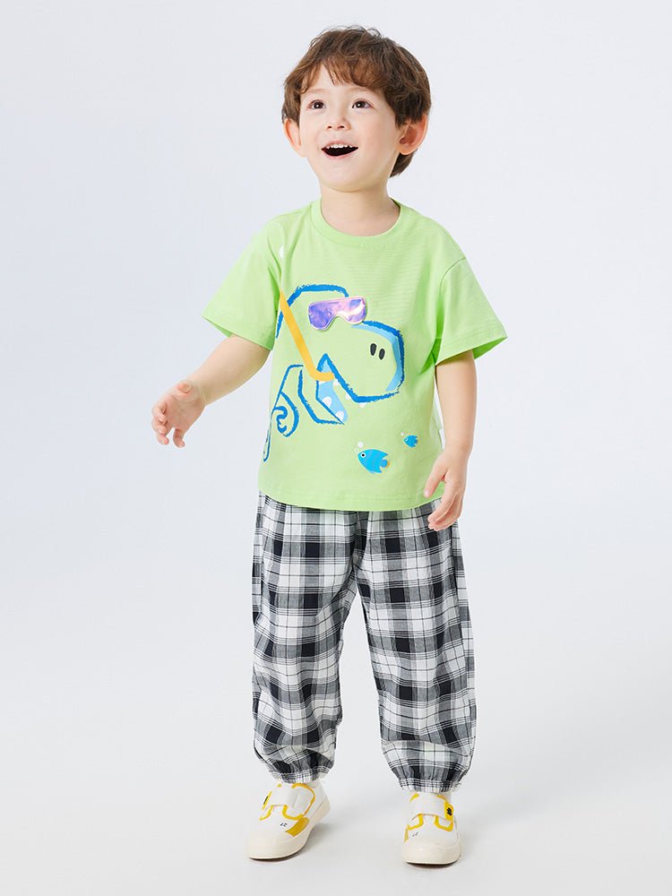 【網店專限】balabala 時尚運動短袖兩件套套裝 2-8歲 - balabala