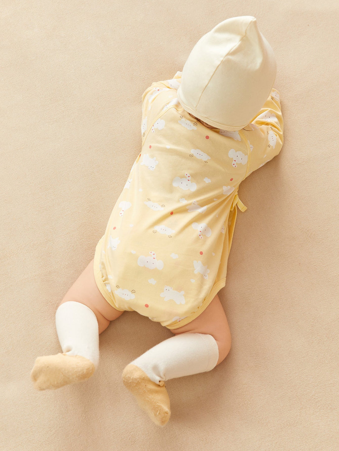 balabala 巴拉巴拉寶寶連體衣新生嬰兒兒衣服2024年新款0-1歲爬爬服兩件裝 - balabala