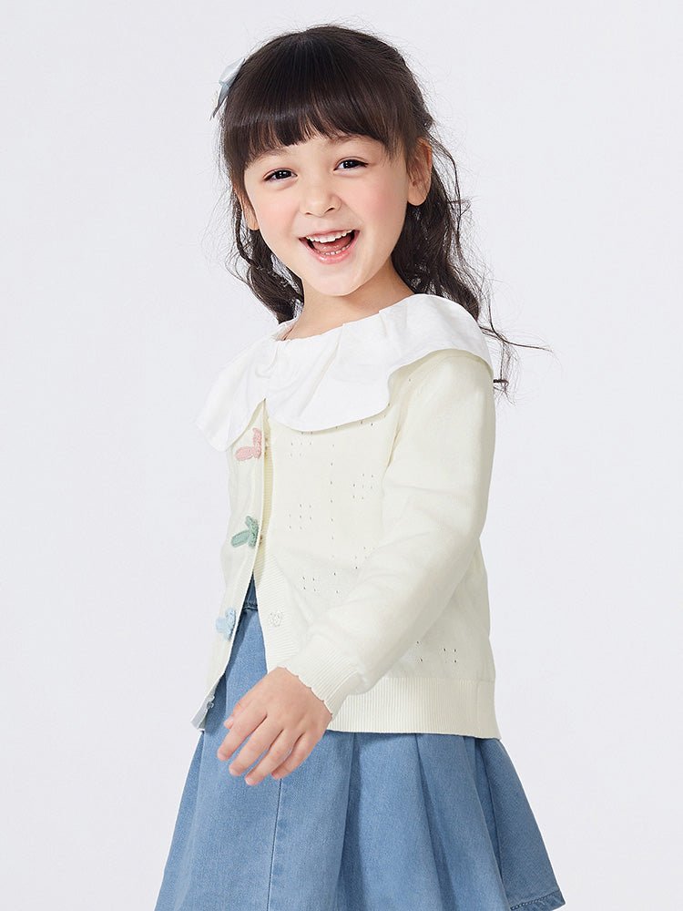 balabala 女幼童花朵女幼童毛衫 - balabala