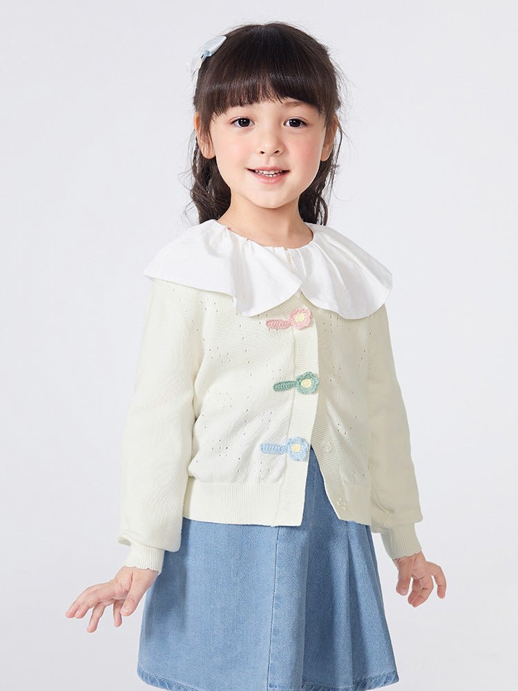 balabala 女幼童花朵女幼童毛衫 - balabala