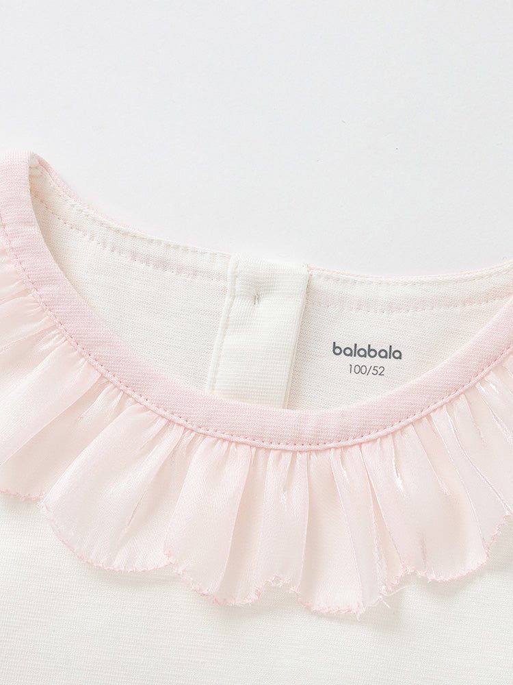 balabala 女幼童繡蝴蝶女幼童連衣裙 - balabala