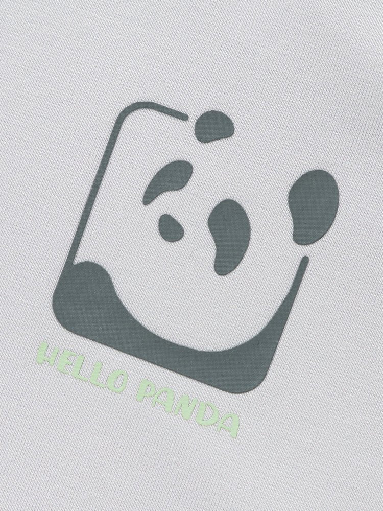 balabala 男中幼童熊貓表情圖案家居套裝 7-14嵗 - balabala