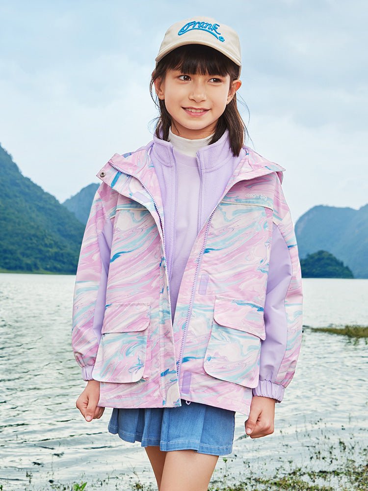 【線上專享】 balabala 童裝中童女幻彩梭織便服 7-14歲 - balabala