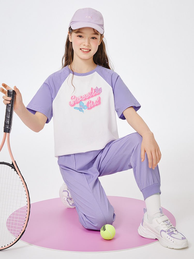 【網店專限】balabala 運動風印花套裝 7-14歲 - balabala