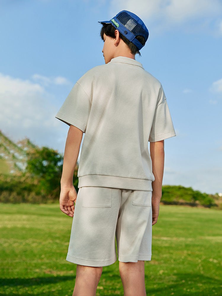 【網店專限】balabala 兒童純色親子短袖兩件套套裝 7-14歲 - balabala