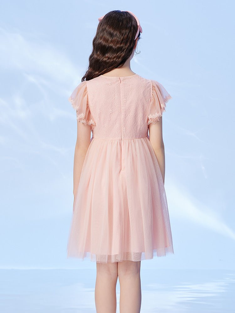 【網店專限】balabala 童裝女童網紗蕾絲公主連衣裙 7-14歲 - balabala
