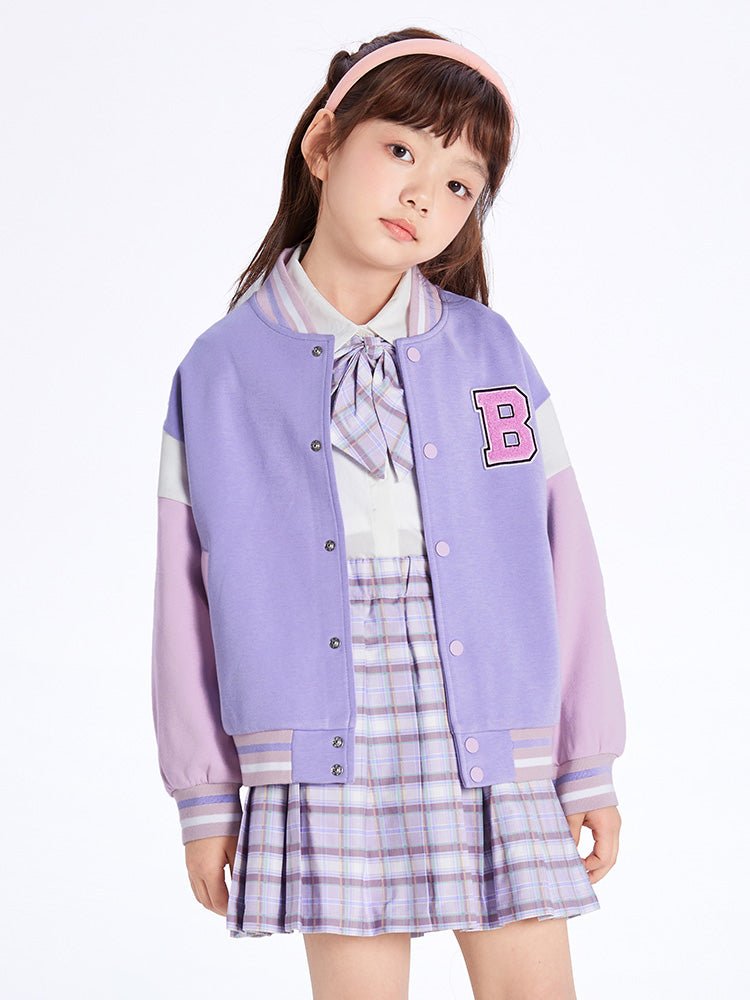 【線上專享】 balabala 童裝中童中性字母繡花針織便服 7-14歲 - balabala