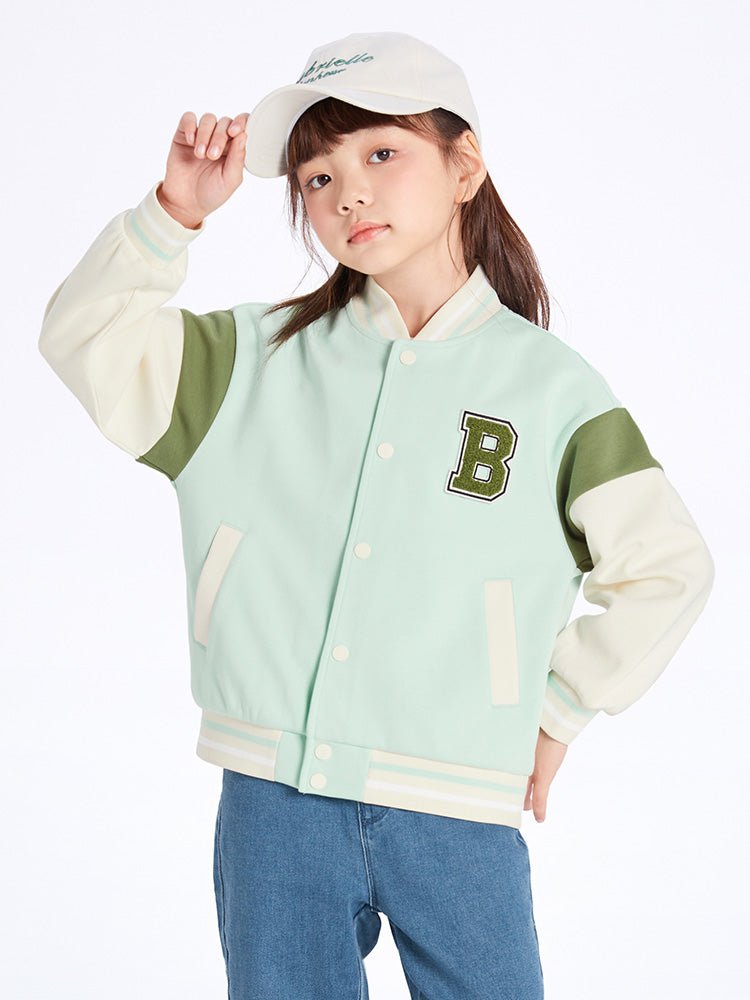 【線上專享】 balabala 童裝中童中性字母繡花針織便服 7-14歲 - balabala