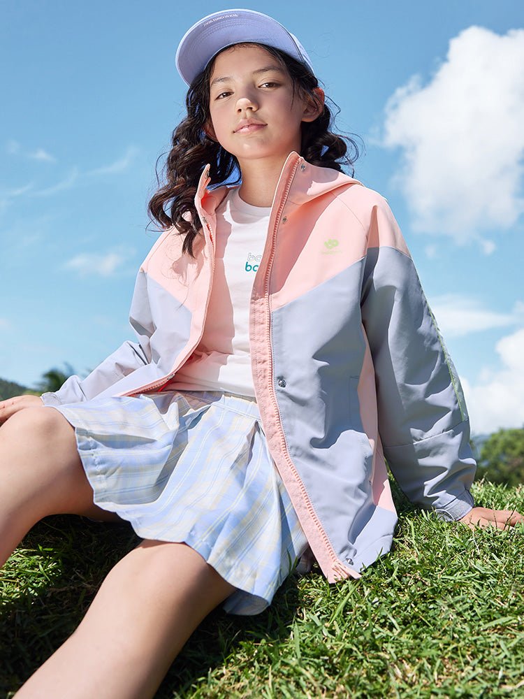 【線上專享】 balabala 童裝中童女淨色梭織便服 7-14歲 - balabala