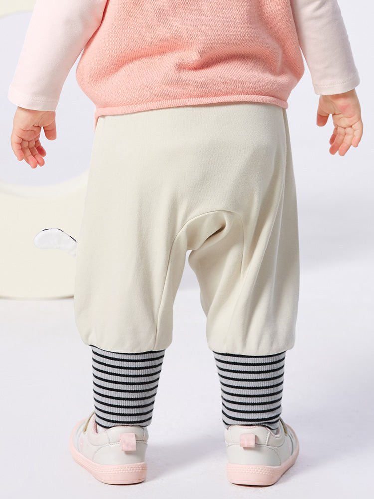 balabala 嬰童中針織長褲 - balabala