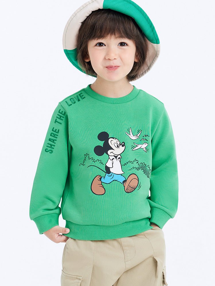 balabala 中性幼童IP迪士尼-米奇和朋友們圓領衛衣 2-8歲 - balabala