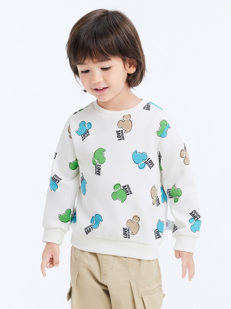 balabala 中性幼童IP迪士尼-米奇和朋友們圓領衛衣 2-8歲 - balabala