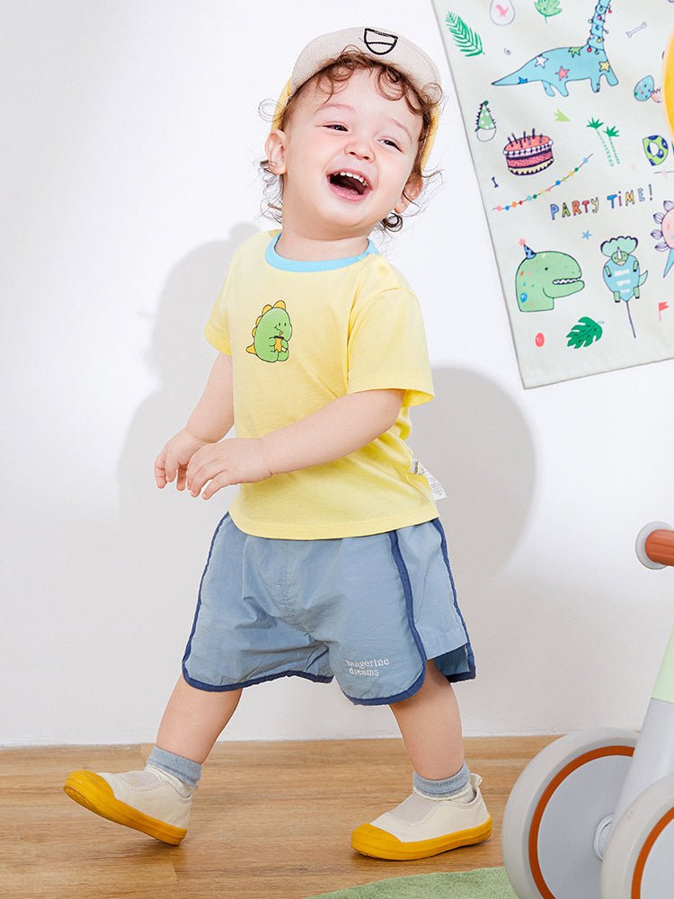 【網店專限】balabala 全棉清短袖新T恤 0-3歲 - balabala