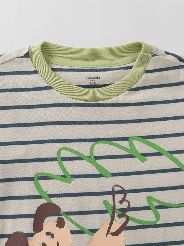 【網店專限】balabala 全棉可愛短袖T恤 0-3歲 - balabala