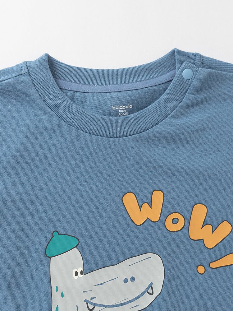 【網店專限】balabala 全棉可愛短袖T恤 0-3歲 - balabala