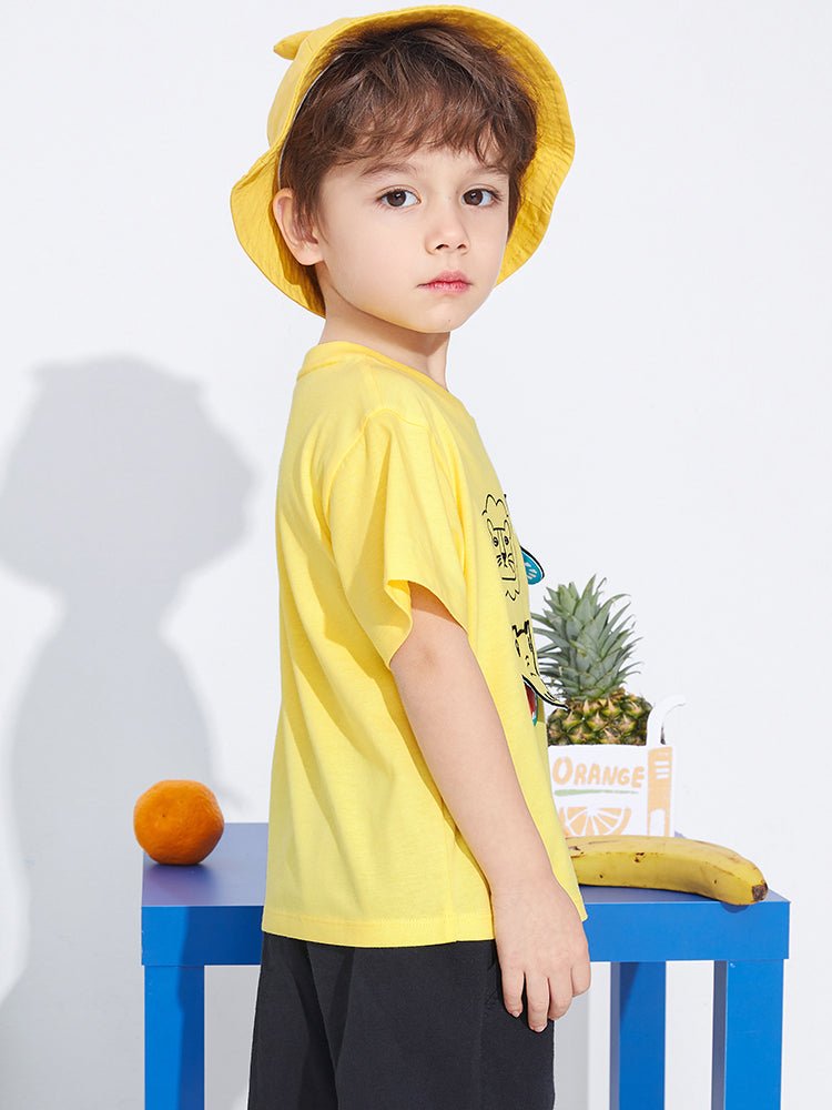 【網店專限】balabala 童裝卡通印花可愛針織短袖T恤 2-8歲 - balabala