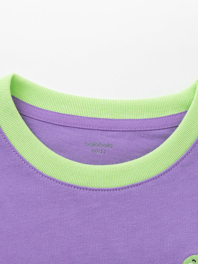 【網店專限】balabala 純棉日常休閒洋氣短袖T恤 2-8歲 - balabala