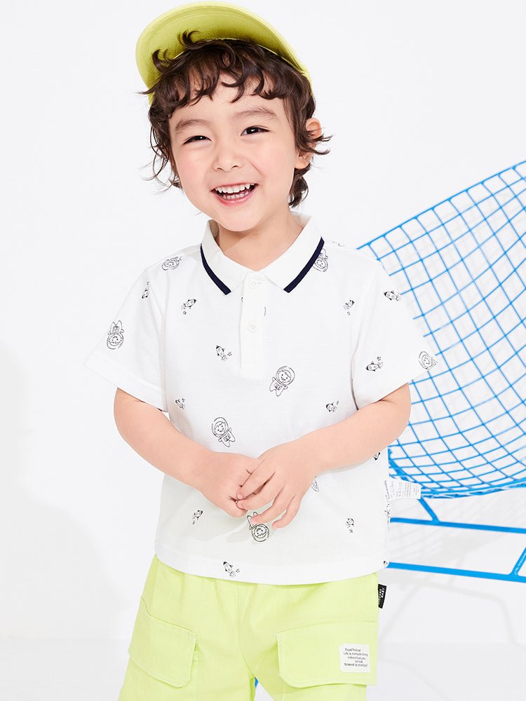 【網店專限】balabala 童裝卡通印花男童短袖T恤 2-8歲 - balabala