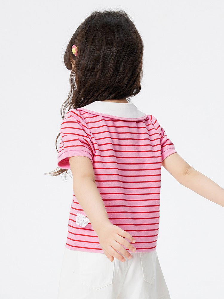 【網店專限】balabala 條紋短袖T恤 2-8歲 - balabala