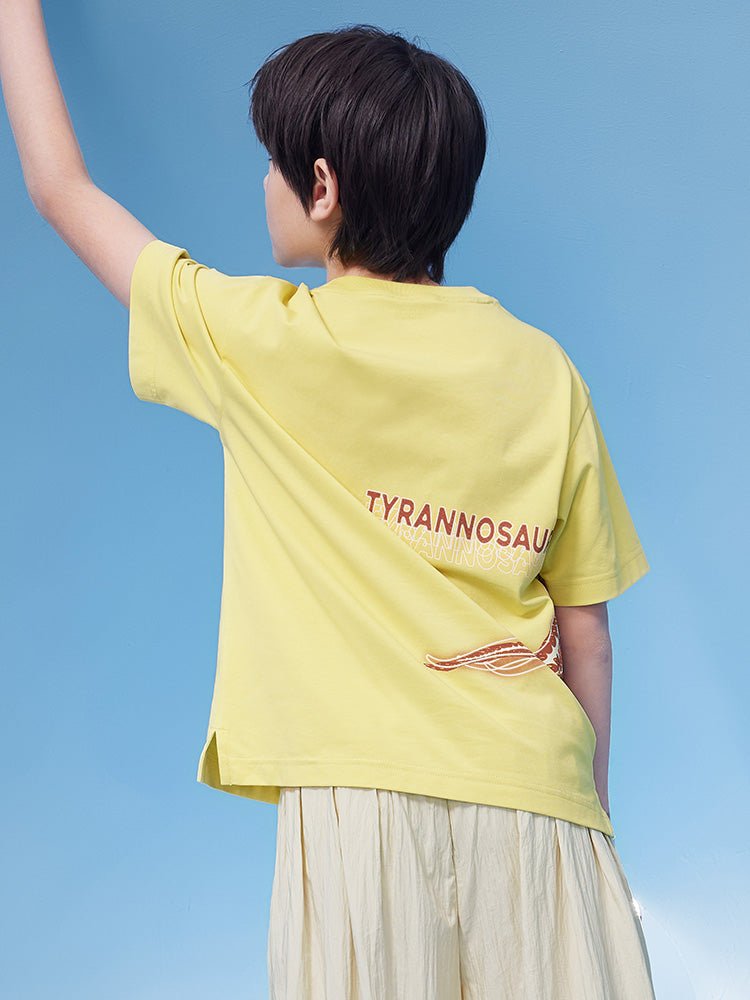 balabala 男中童吸濕速幹涼感短袖T恤 7-14嵗 - balabala