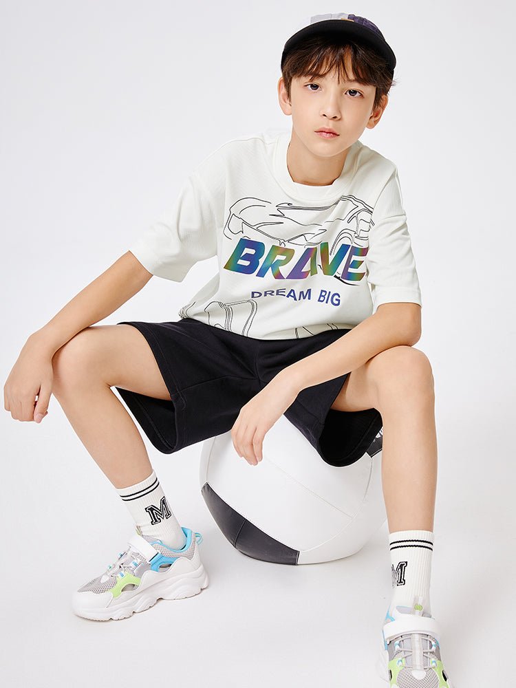 【網店專限】balabala 印花寬鬆短袖T恤 7-14歲 - balabala