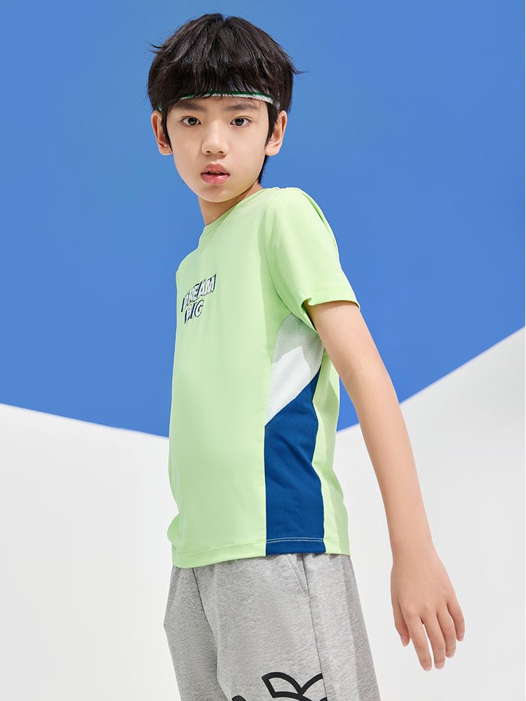 【網店專限】balabala 男童運動風速幹印花短袖T恤 7-14歲 - balabala