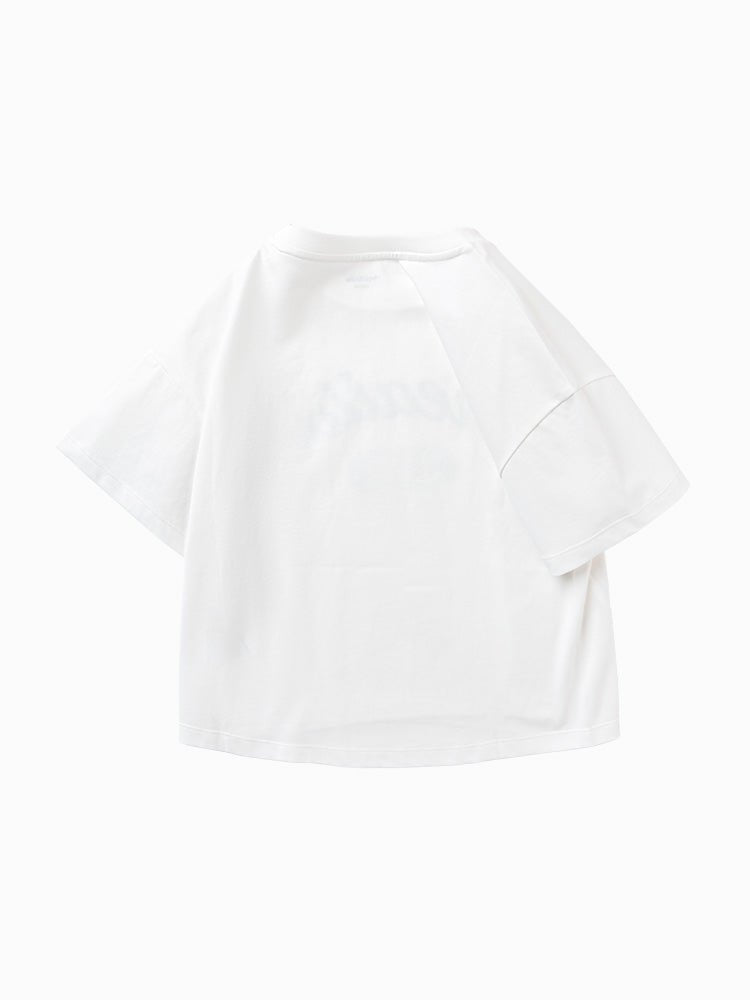 【網店專限】balabala 女童寬鬆休閒透氣短袖T恤 7-14歲 - balabala