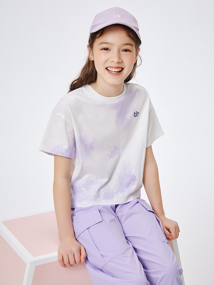 【網店專限】balabala 女童寬鬆休閒透氣短袖T恤 7-14歲 - balabala