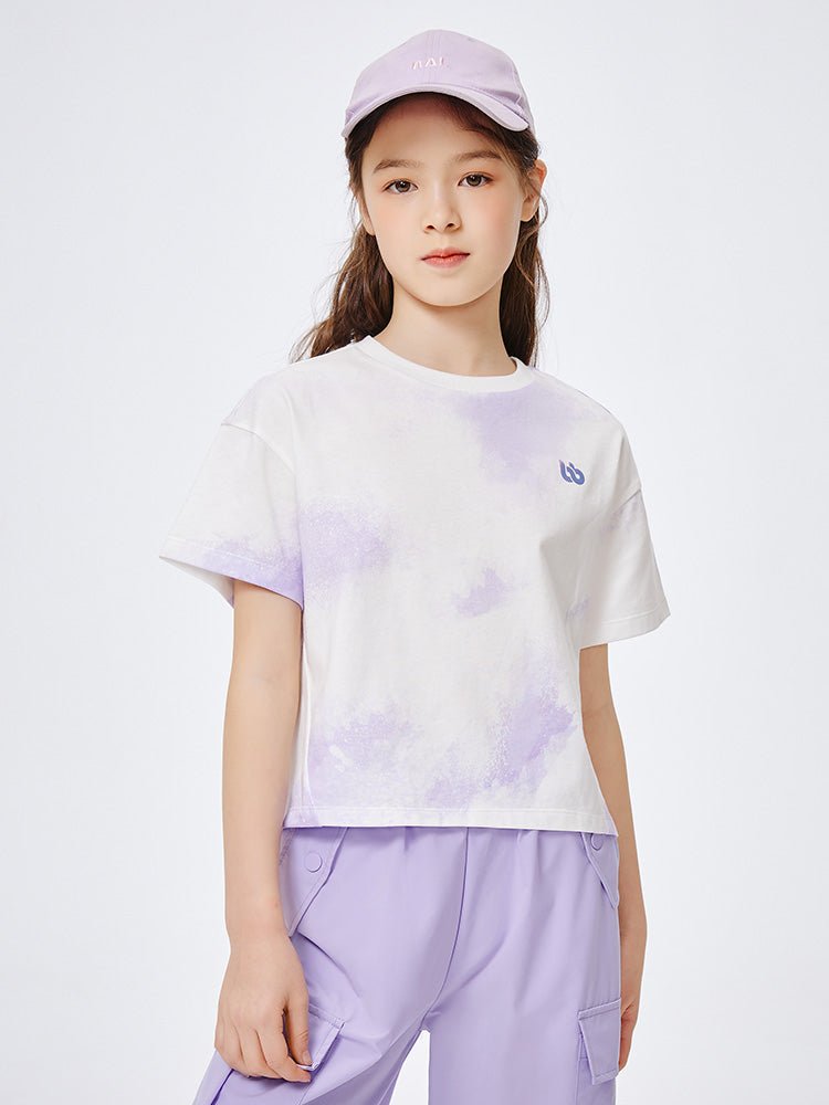 【網店專限】balabala 女童寬鬆休閒透氣短袖T恤 7-14歲 - balabala