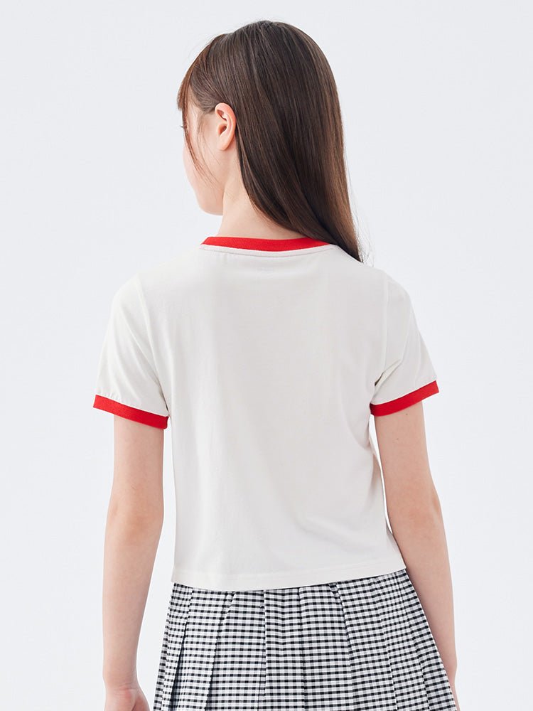 【網店專限】balabala 童裝兒童甜酷時尚短袖女童T恤 7-14歲 - balabala