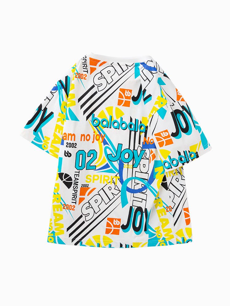 【網店專限】balabala 童裝印花短袖T恤 7-14歲 - balabala