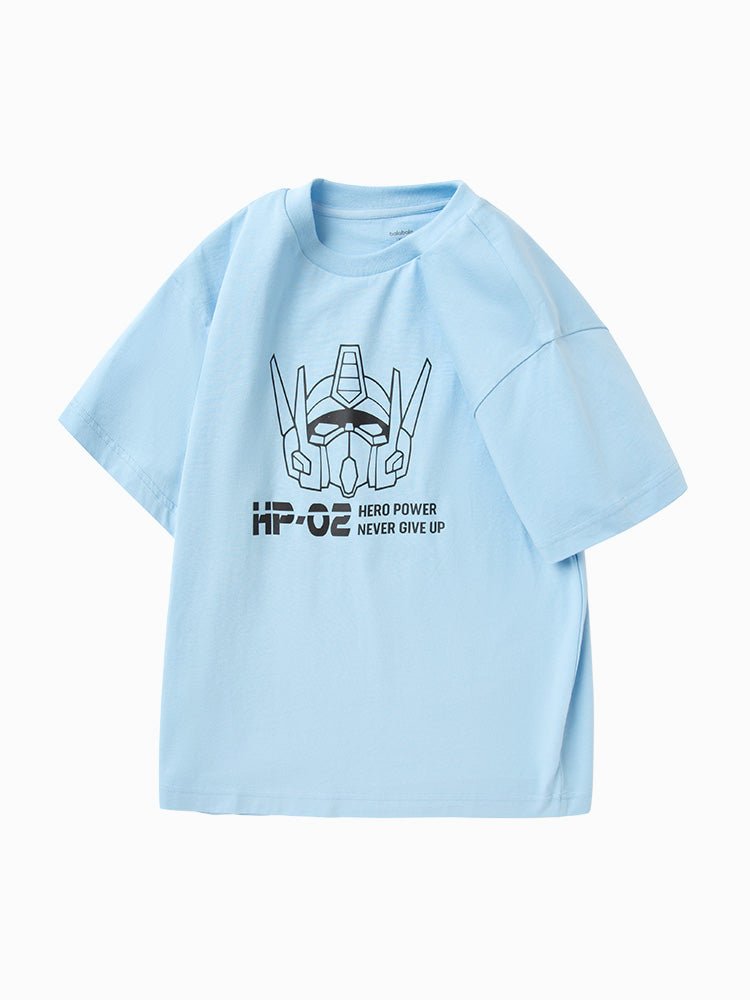 【網店專限】balabala 童裝男童純棉印花親子休閒T恤 7-14歲 - balabala