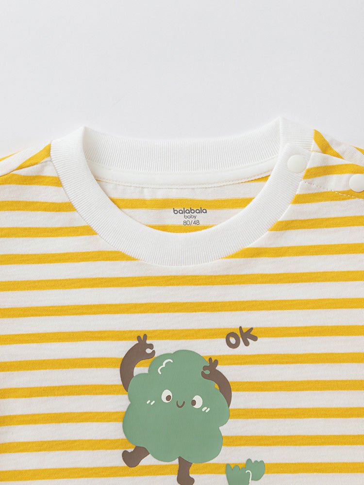 balabala 嬰童中針織長袖T恤 - balabala