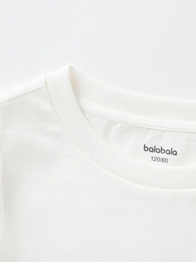 balabala 女中童圓V領短袖T恤 7-14歲 - balabala
