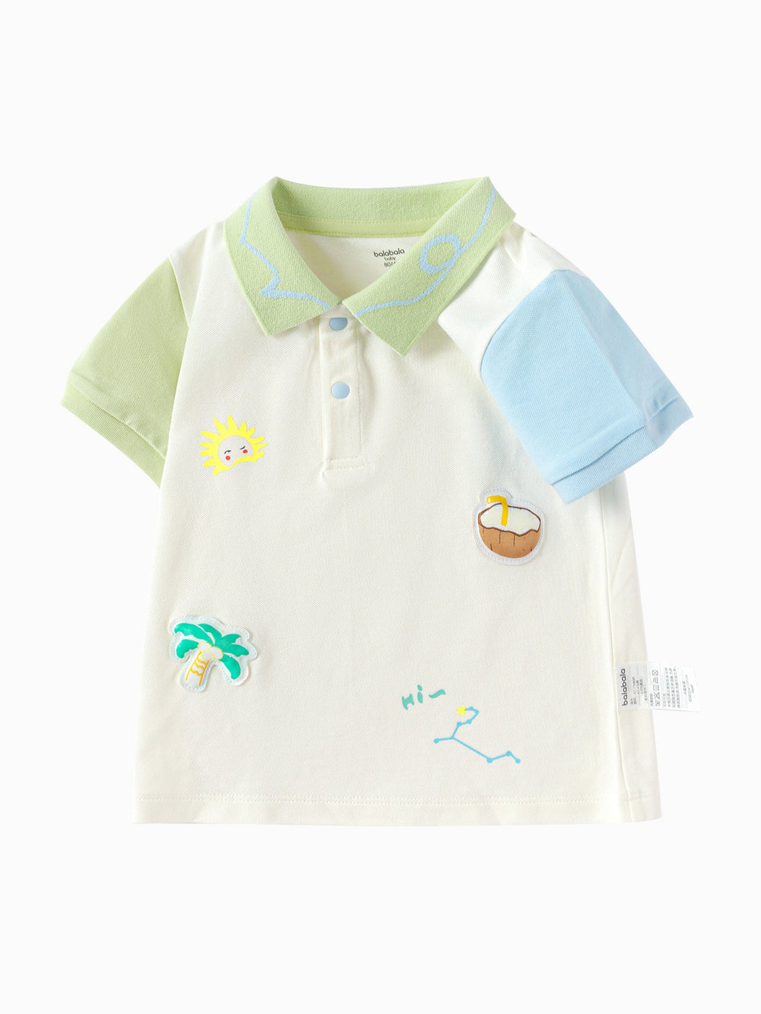 Balabala男嬰幼童短袖T恤短袖T恤 - balabala