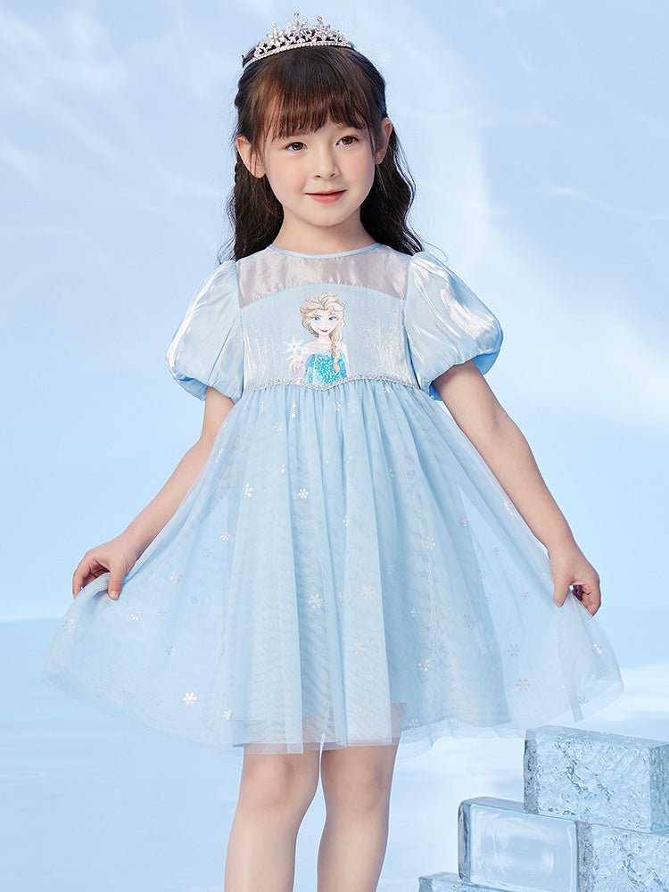 【網店專限】【冰雪奇緣IP】balabala 童裝女童公主連衣裙 2-8歲 - balabala