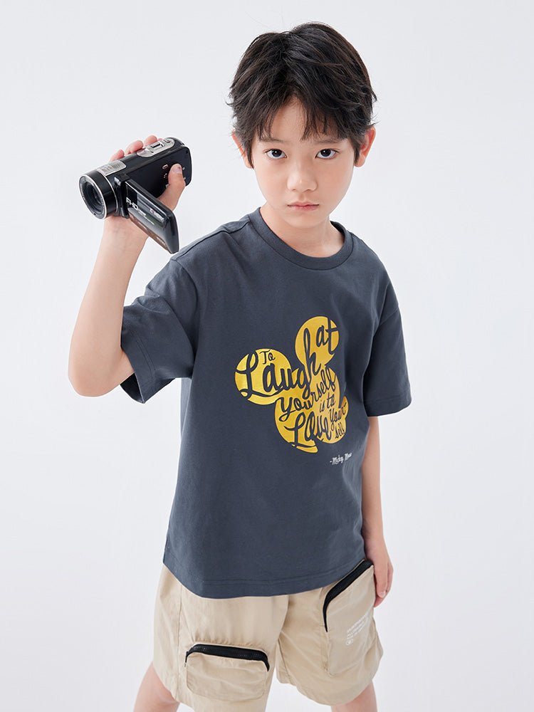 【網店專限】【迪士尼IP】balabala純棉親子短袖T恤 7-14歲 - balabala