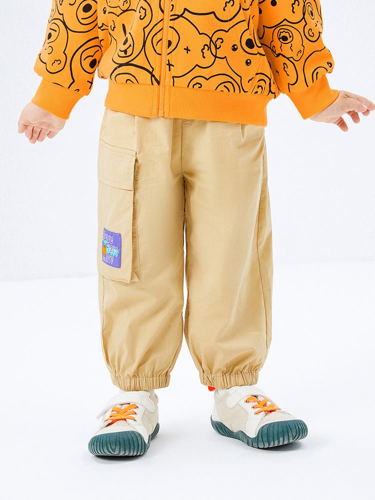 男幼童寬鬆工裝風長褲 - balabala