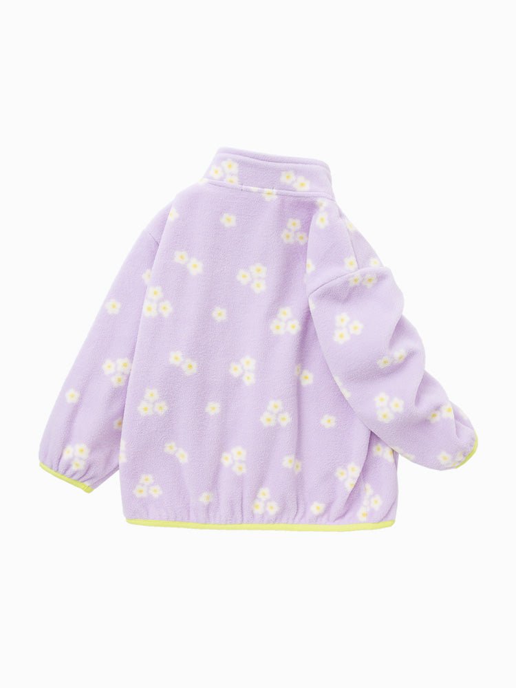 中幼童口袋圓領搖粒絨便服 - balabala